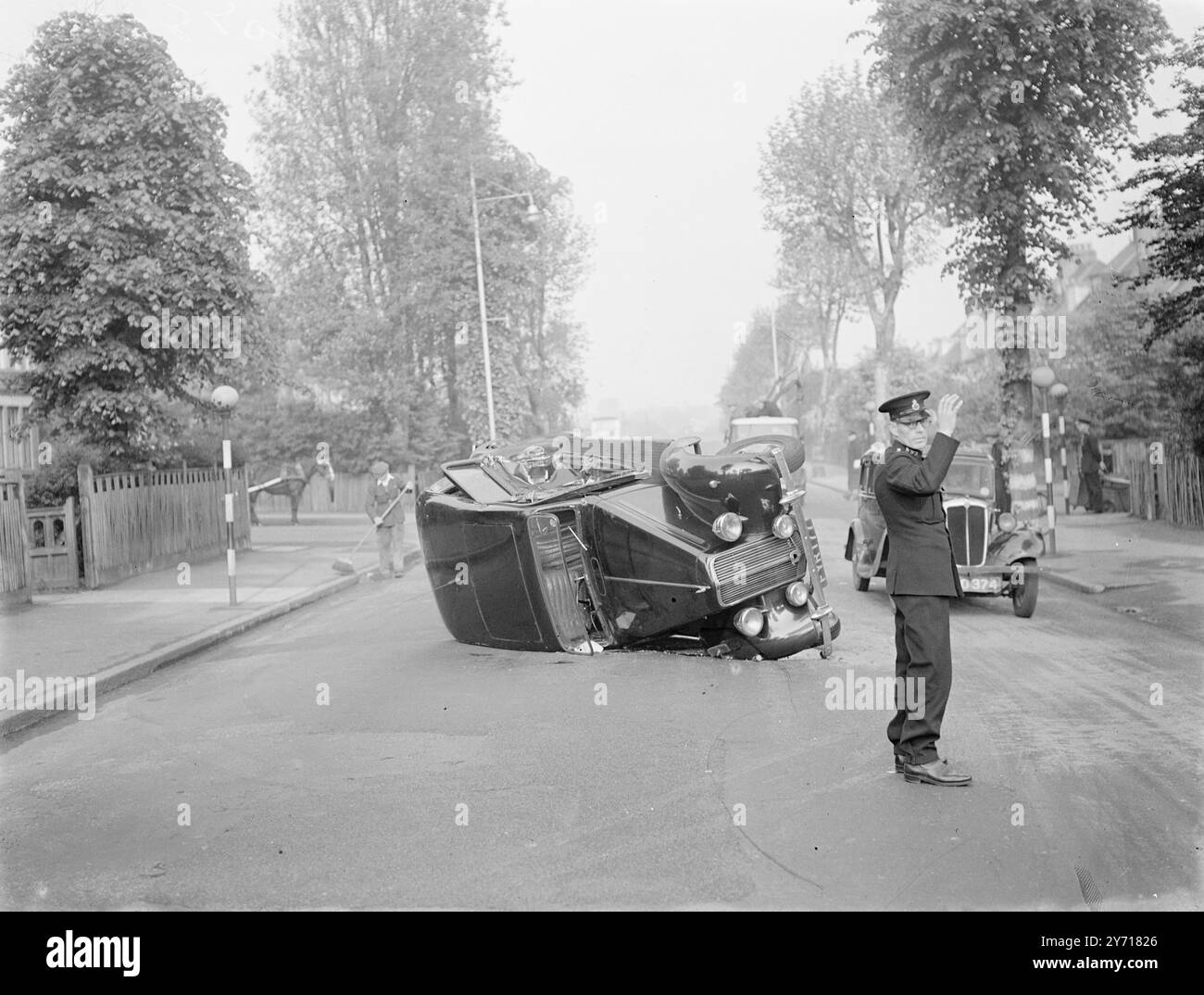 1940s car crash hi-res stock photography and images - Alamy