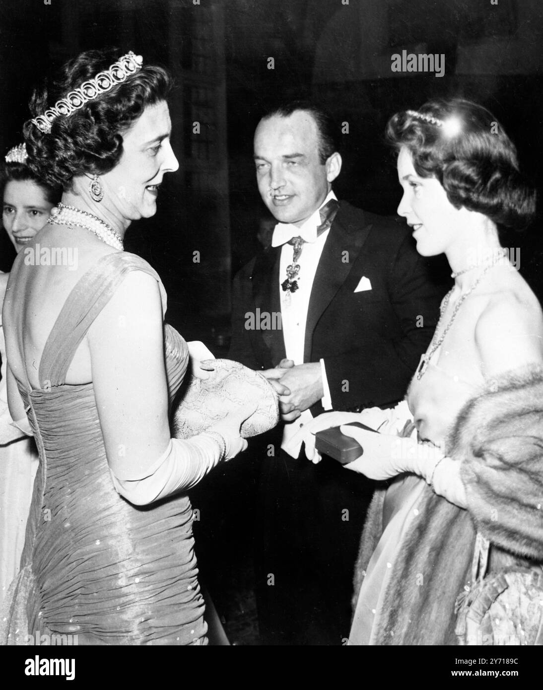 The Duchess of Kent (left) congratulates Helen Toerring Jettenbach ...