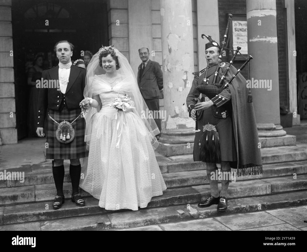 ISLAND WEDDING Mr . JOHN HARPER NELSON , of the Isles of Mull , was married  to Miss GILLIAN WHITELEY , of Jersey , grand - daughter of Colonel Sir  Frank Johnson ,, image size:1300x1068