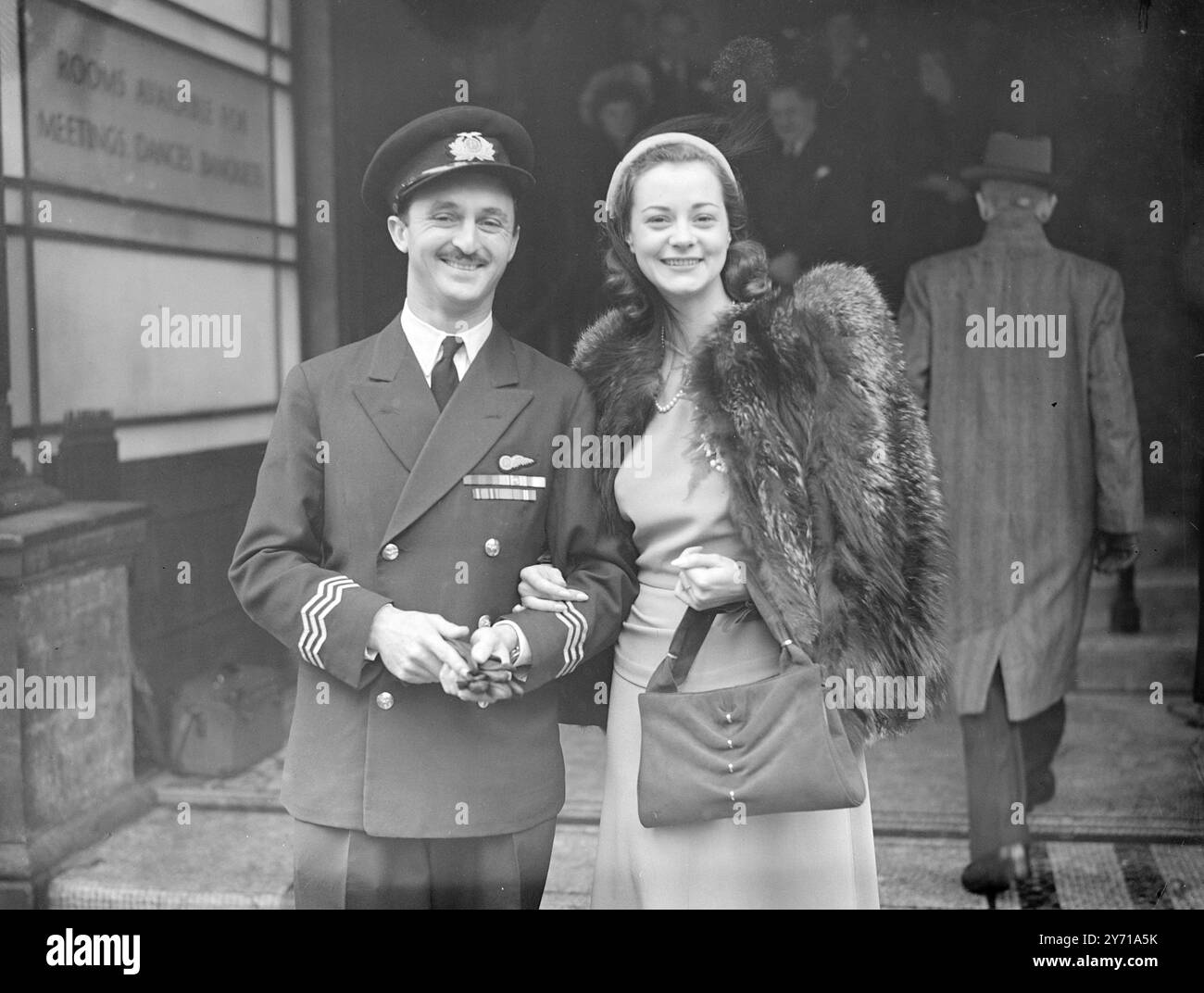BRIDE FROM BOGOTA Flight Lieut JULIAN ANGERS A Pilot On The bride-from-bogota-flight-lieut-julian-angers-a-pilot-on-the