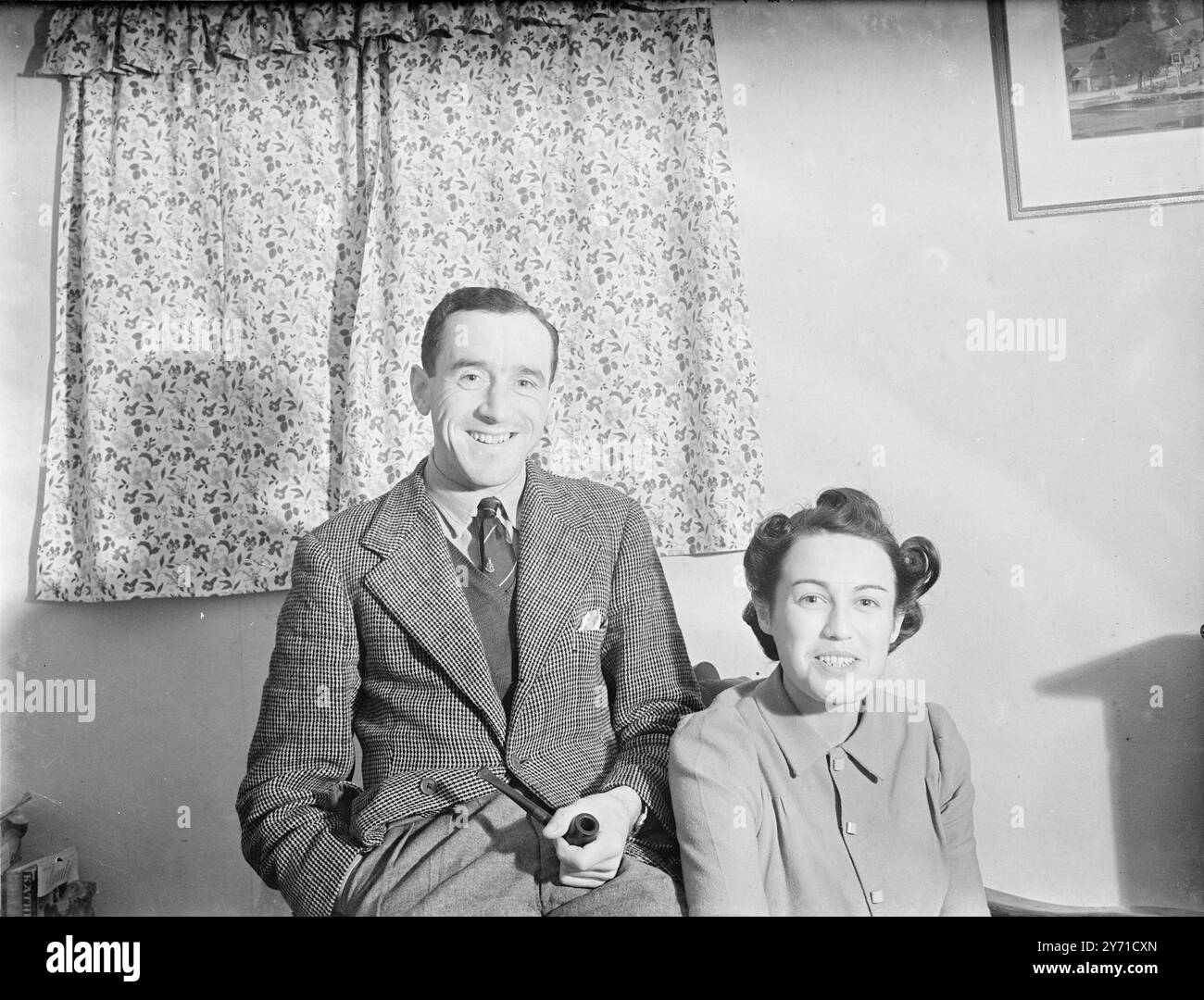 Mr and Mrs Gibson 1940 Stock Photo
