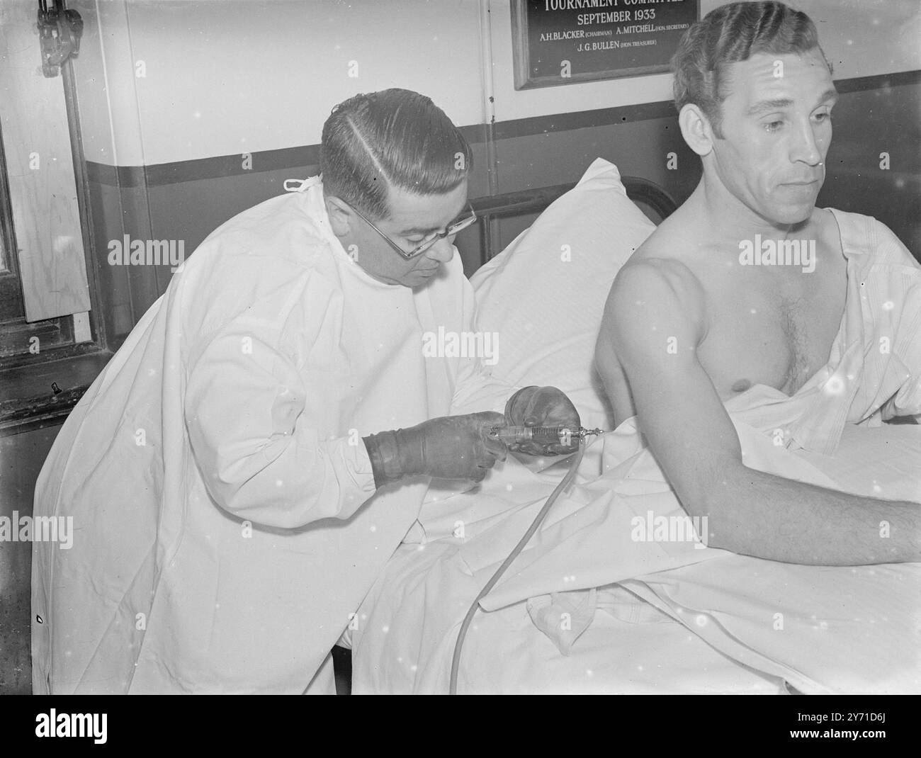 Second patient Black and White Stock Photos Images Alamy