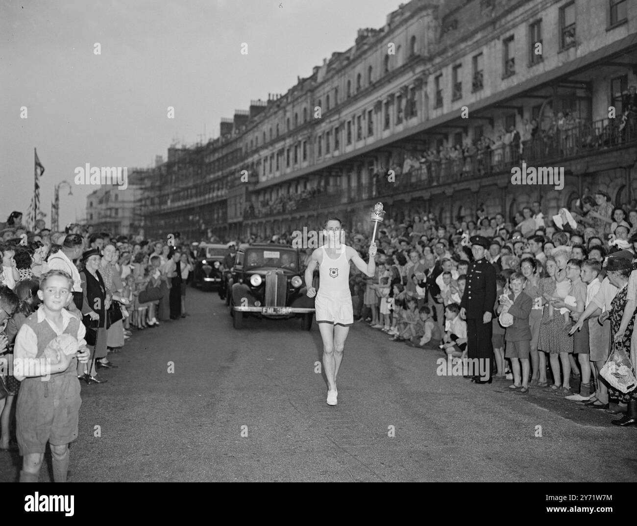 Olympic Flame arrives in Britain - - - - An impressive ceremony took ...