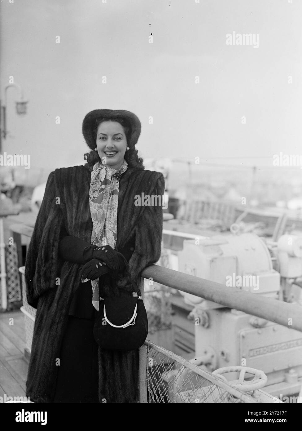 M.G.M.'s attractive star Virginia O'Brien, famed for her 'deadpan ...