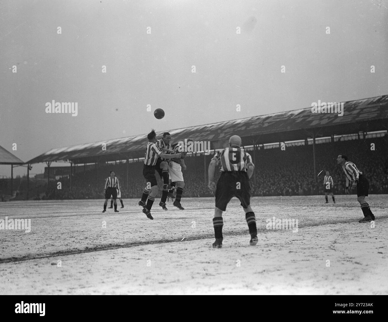Football: Brentford v. Plymouth.   Brentford were at home to Plymouth in Second Division fixture at griffin park, Brentford, this afternoon (Saturday).    21 February 1948. Stock Photo