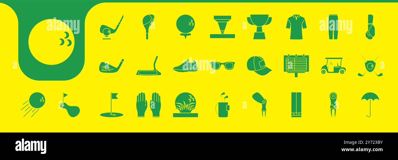 golf sport icon vector design Stock Vector
