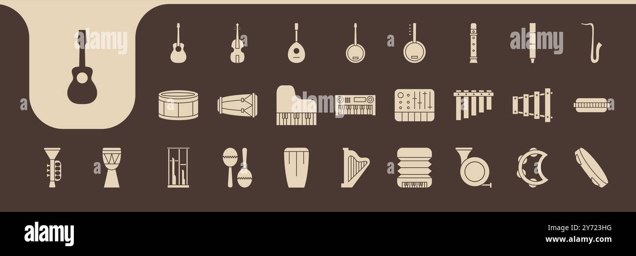 classic music equipment icon vector design Stock Vector