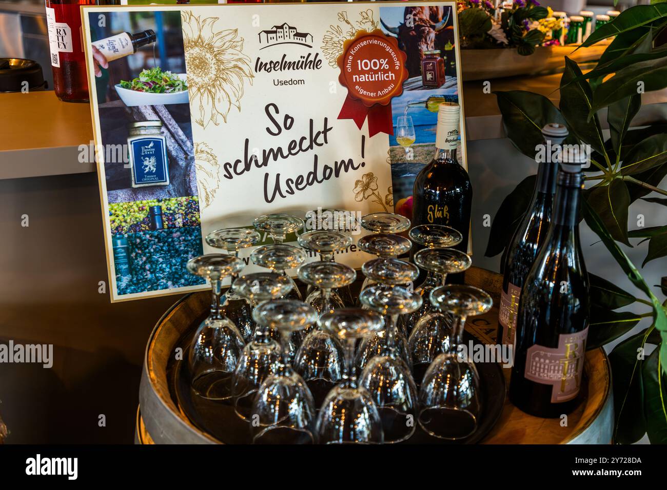 Inselmühle on Usedom. Bäderstraße, Usedom-Süd, Mecklenburg-Vorpommern, Germany Stock Photo