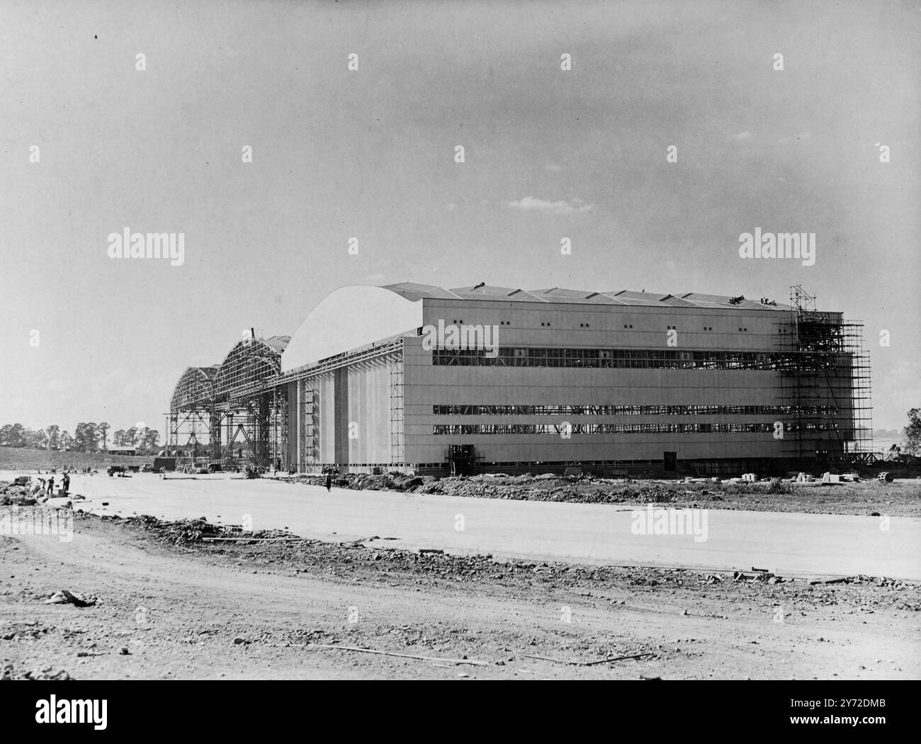 The Bristol Aeroplane Company Hangar for the Brabazon II in Bristol. 5 September 1947 Stock Photo