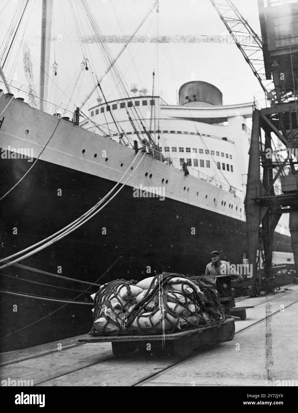 Unloaded Picture Dockers at Southampton were busy unloading a valuable cargo from the ...