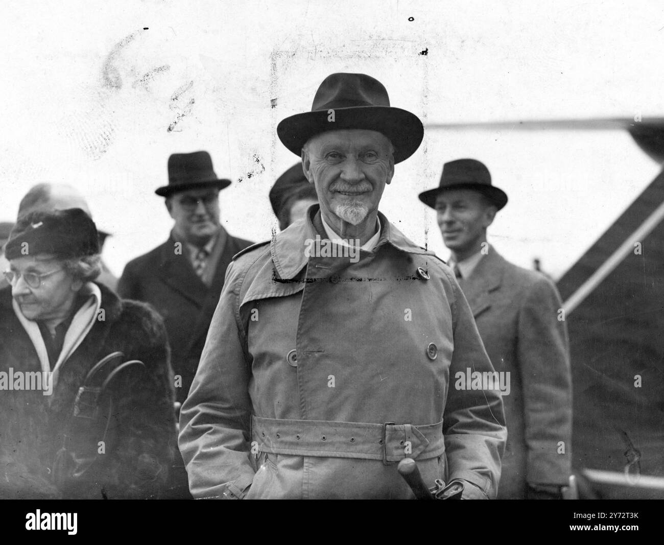 South African Prime Minister Jan Smuts 9 December 1946 Stock Photo