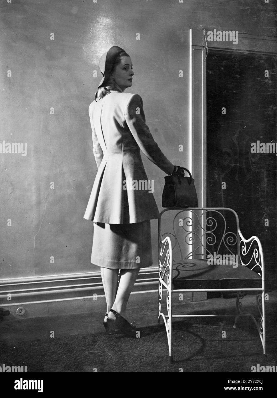 Miss Grace Wood, is one of the six lovely English manikins going to the