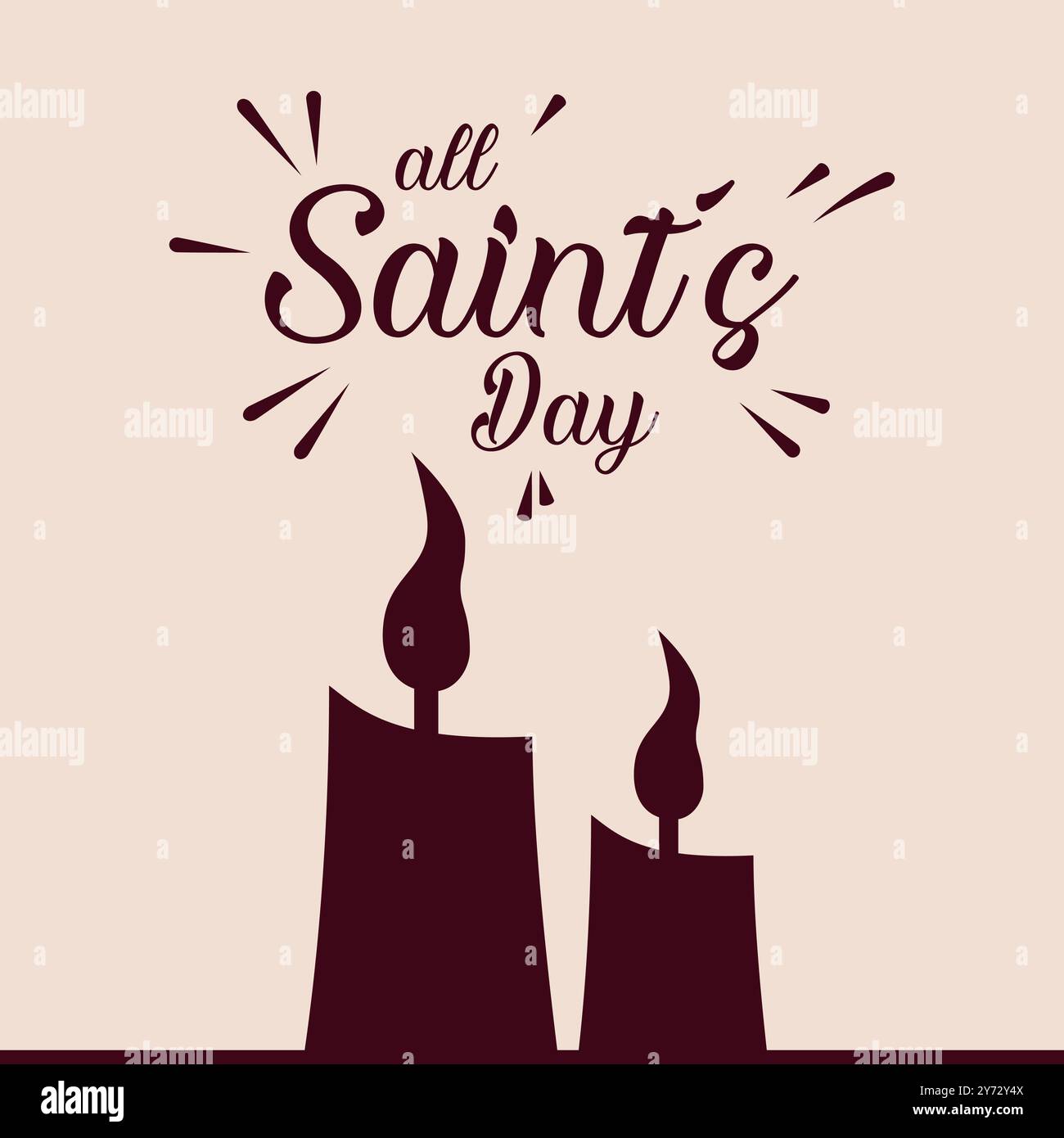All Saints’ Day, 1st November All Saints’ Day, stock illustration ...