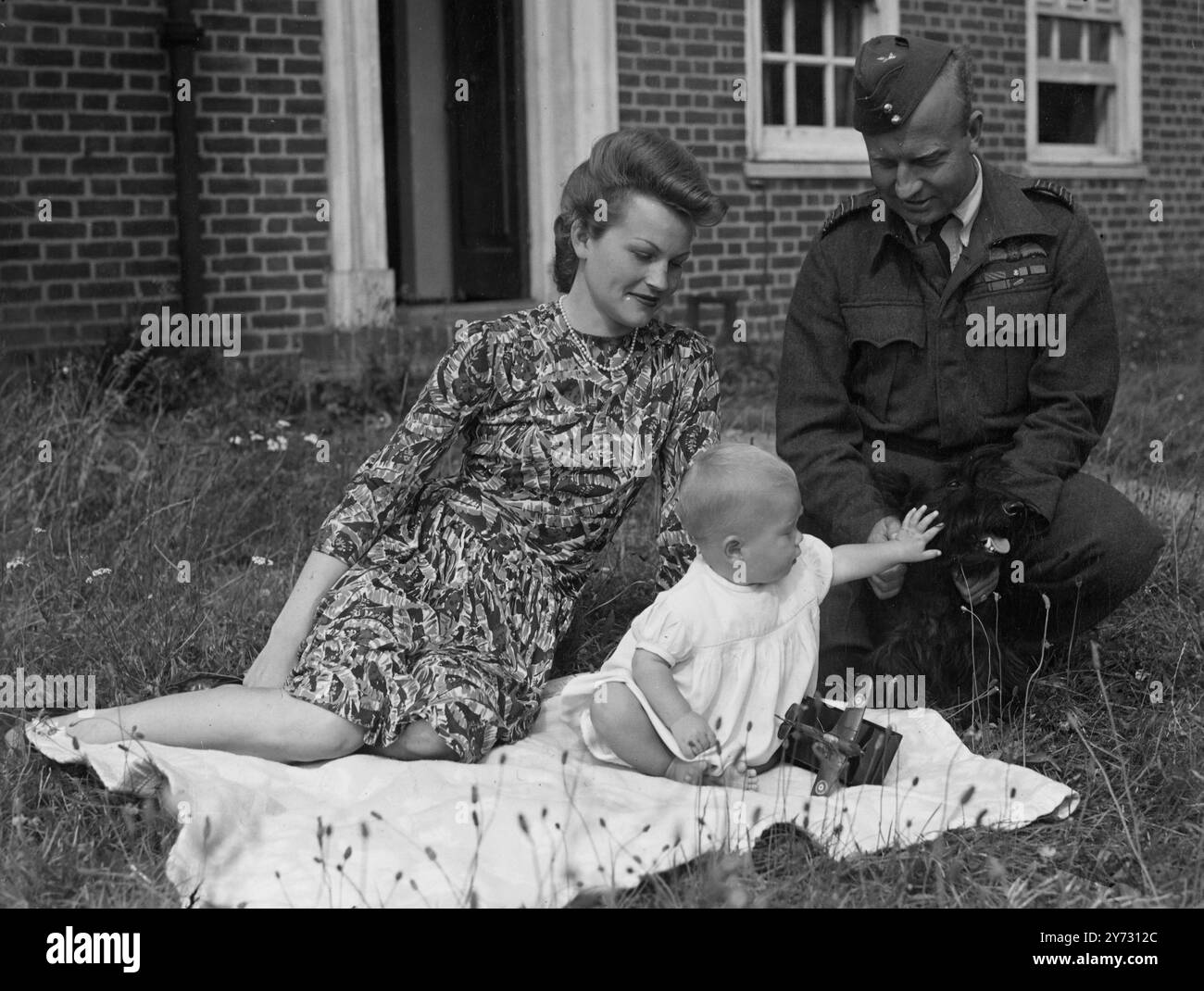 Group captain E. L Donaldson, DSO, AFC, leader of the RAF high-speed ...