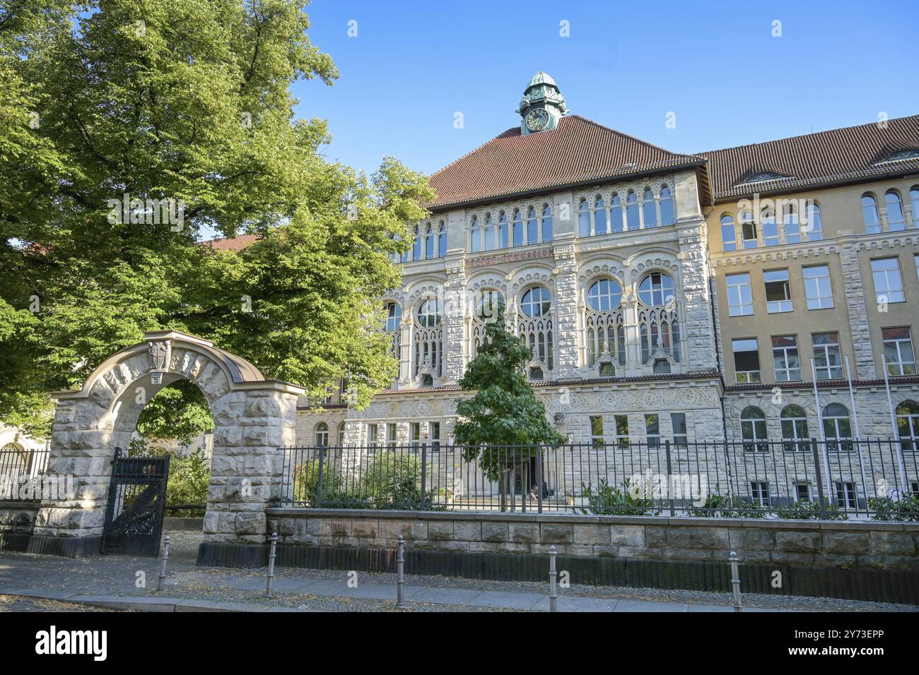 Goethe Gymnasium, Gasteiner Strasse, Wilmersdorf, Berlin, Germany, Europe Stock Photo