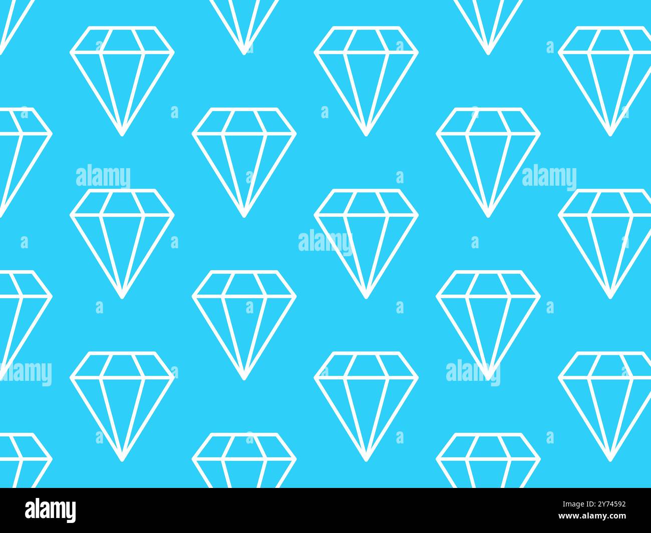 Diamond pattern. Vector flat illustration. Stock Vector