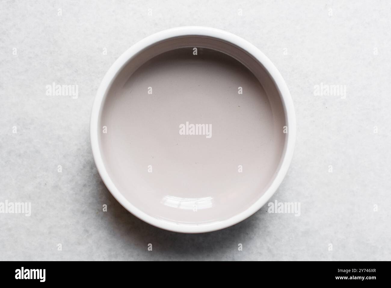 Photo inspiration: Fresh Look at Top View Of Grey Ceramic Plates On A Marble Table