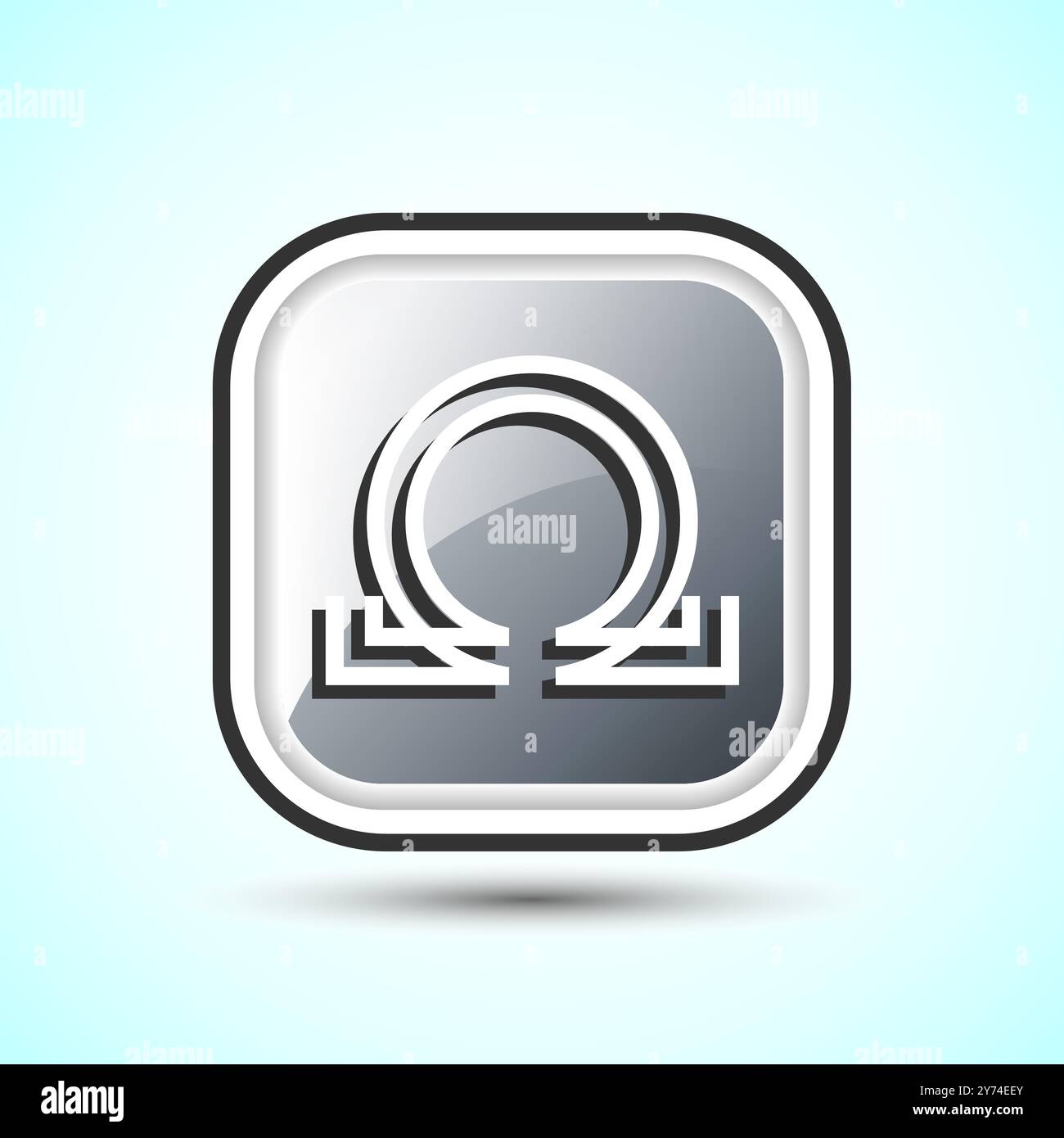 Ohm letter Stock Vector Images - Alamy