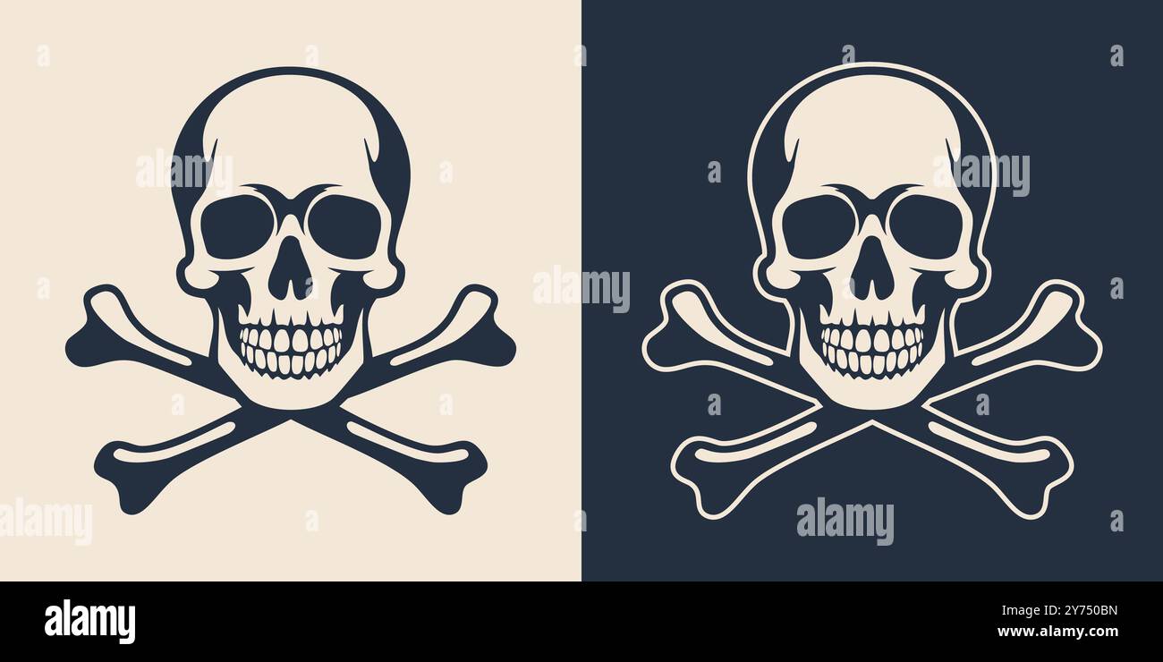 Skull crossbones hand drawn Stock Vector Images - Alamy