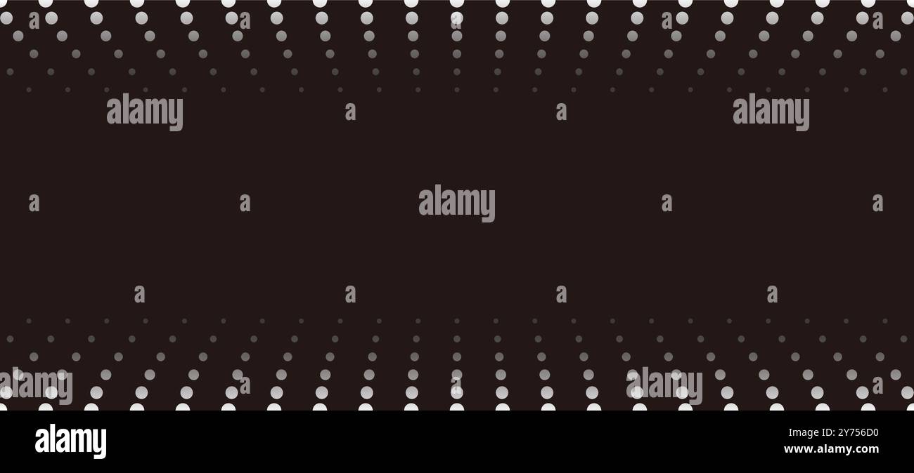 Vector Frame And Background Illustration With Abstract Dot Patterns And Text Space. Stock Vector