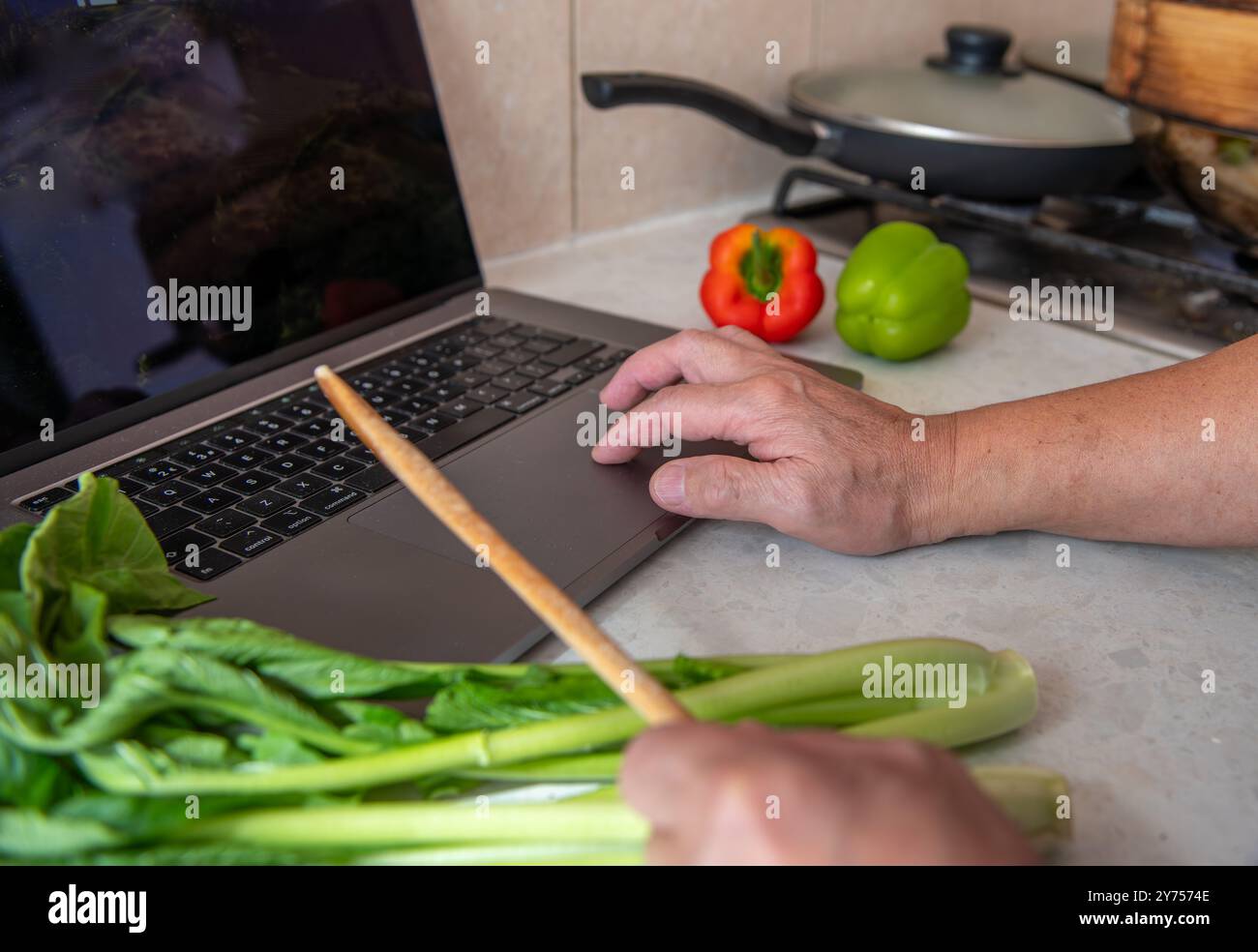 Learning to cook hi-res stock photography and images - Alamy