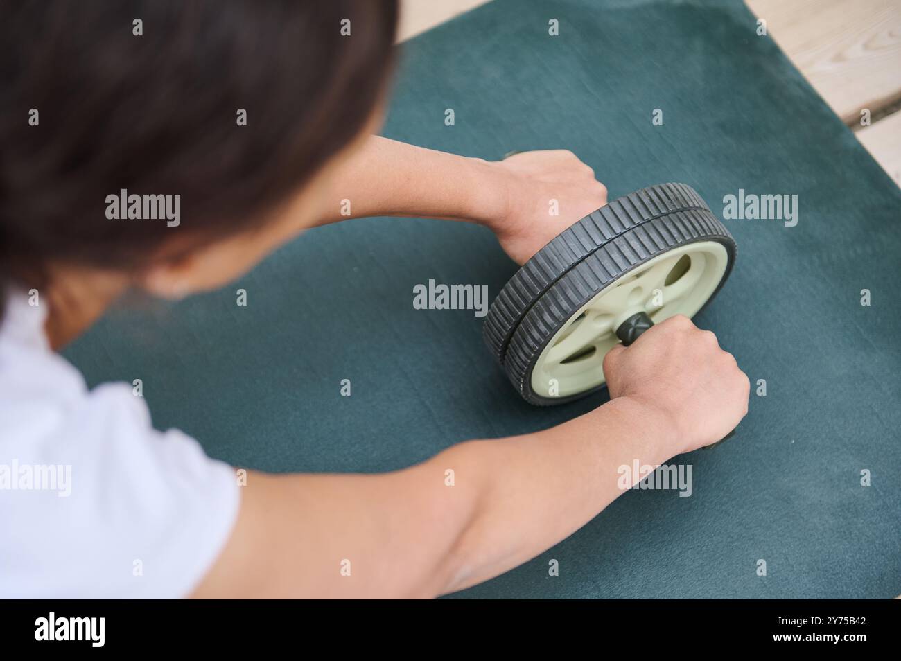 Wheel Core Strengthening Abdominal Muscle Hi Res Stock Photography And