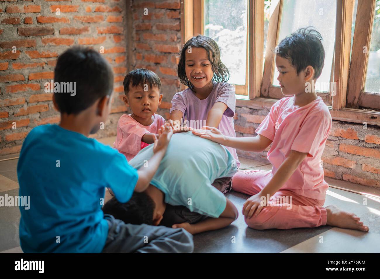 young asian girls having fun with friends indoors Stock Photo - Alamy