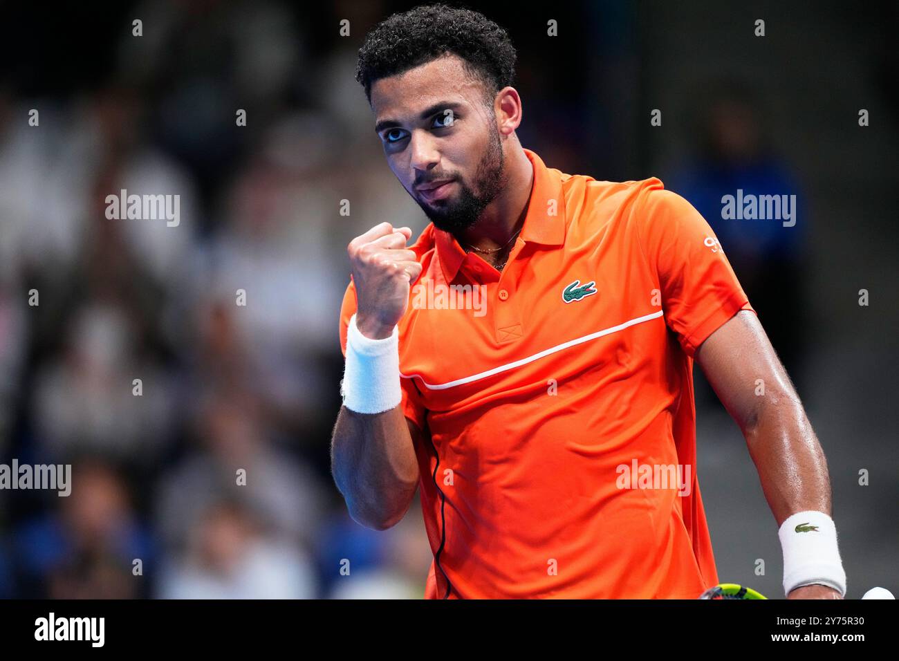 Tokyo, Japan. 27th Oct, 2024. Arthur Fils (FRA) Tennis : Kinoshita Group Japan Open Tennis Championships 2024 Men's Singles 2nd Round at Ariake Coliseum in Tokyo, Japan . Credit: AFLO SPORT/Alamy Live News Stock Photo