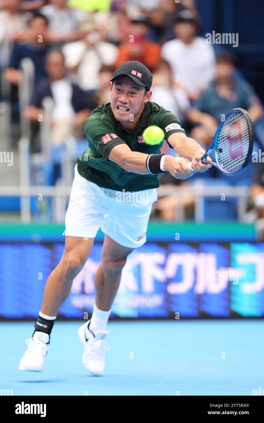 Kei Nishikori Faces Off Against Sakamoto in US Open Singles Qualifying Round 3
