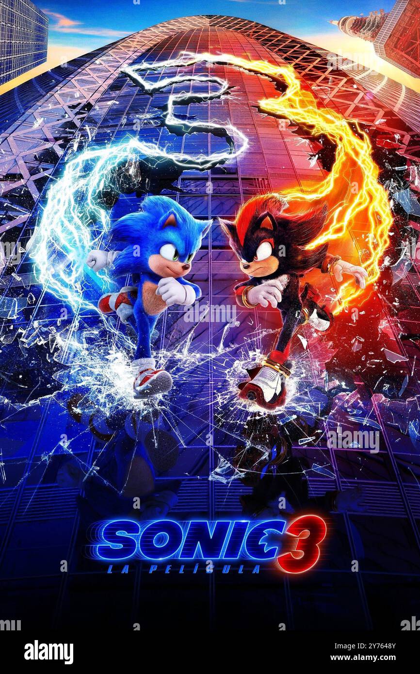 Sonic the hedgehog 3 poster hi-res stock photography and images