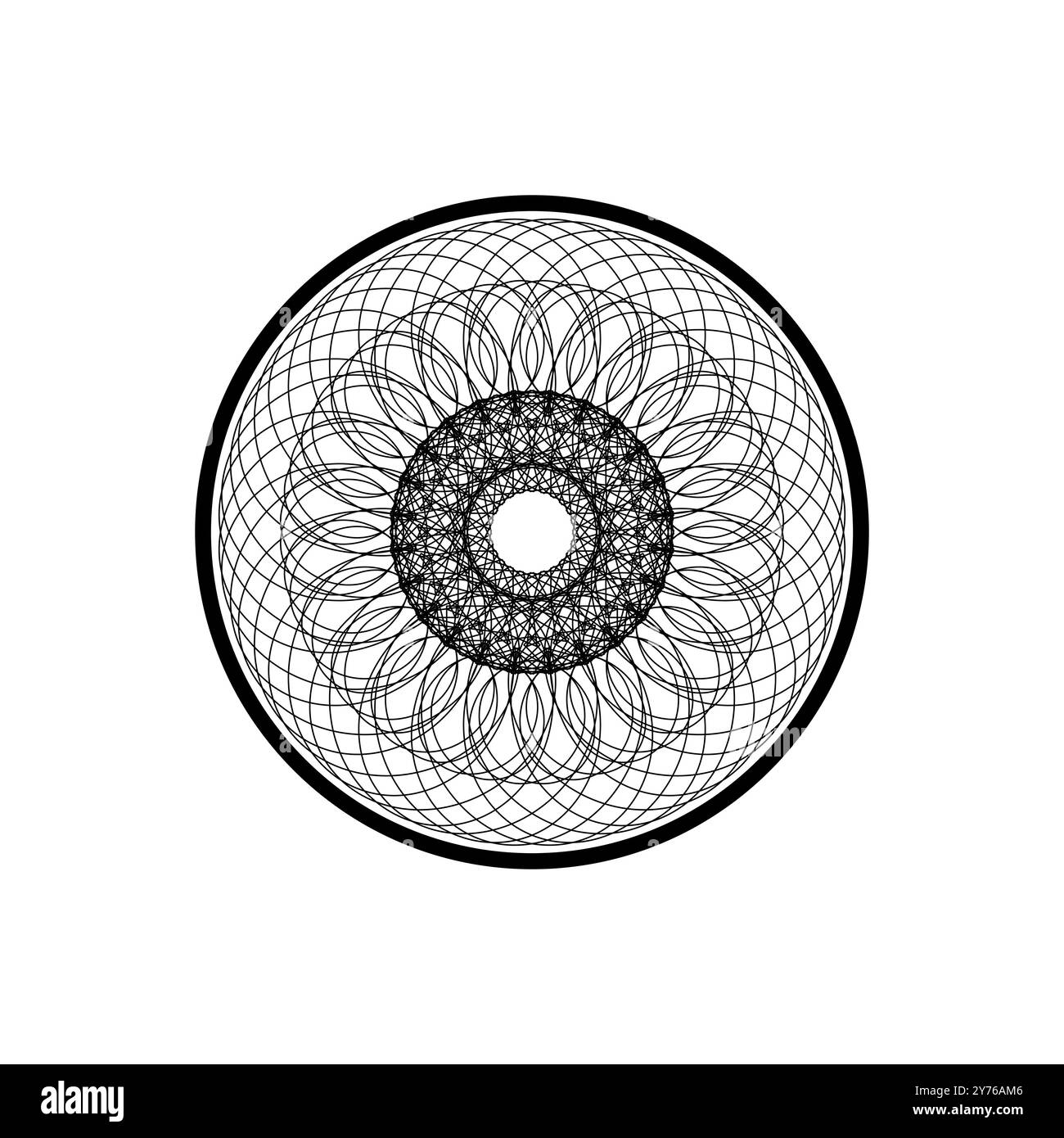 mandala pattern the eye collection 04 vector illustration Stock Vector ...