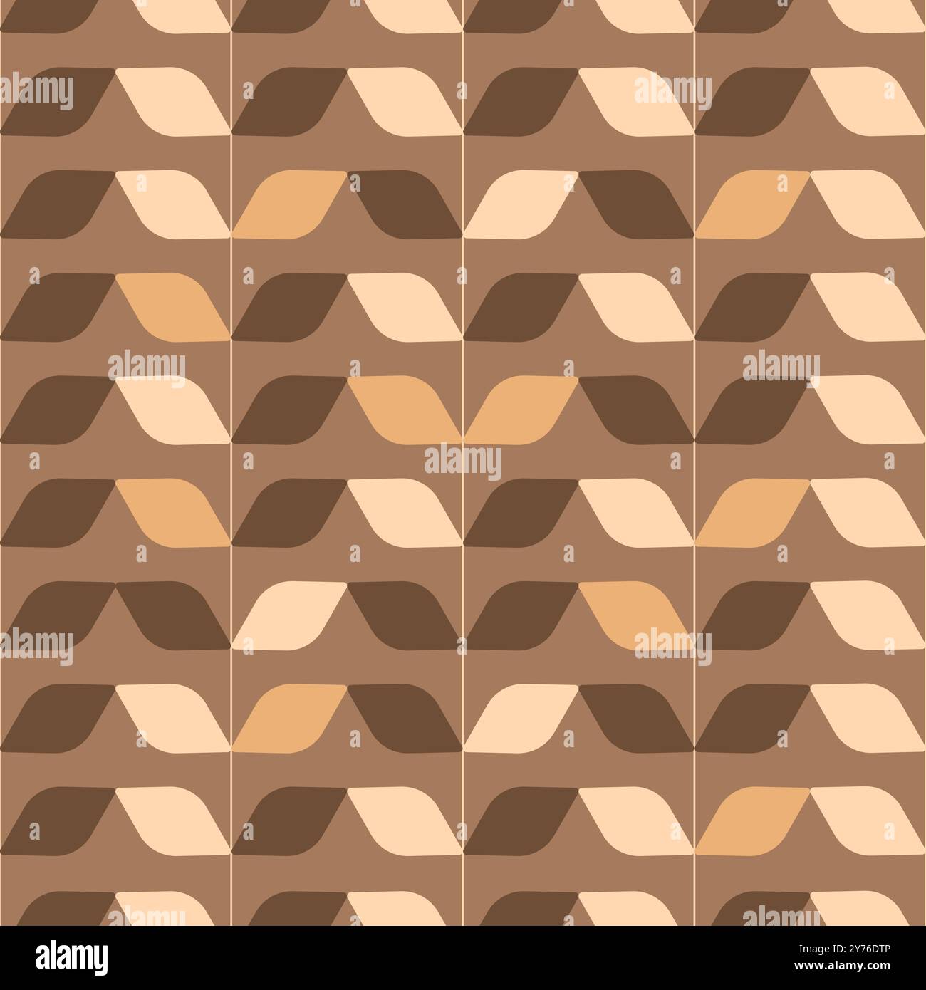 autumn seamless pattern leaf fall shades color, illustrations vector Stock Vector