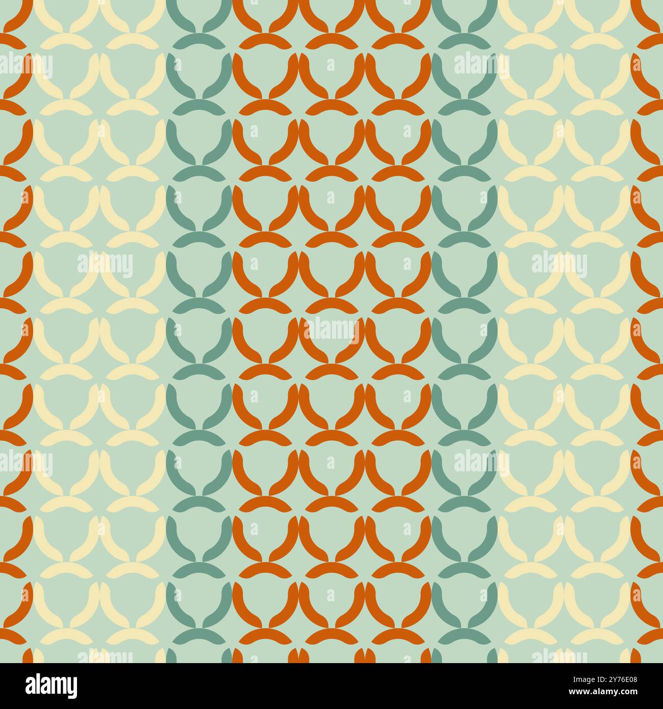 autumn seamless pattern cog expand shape fall shades color ...