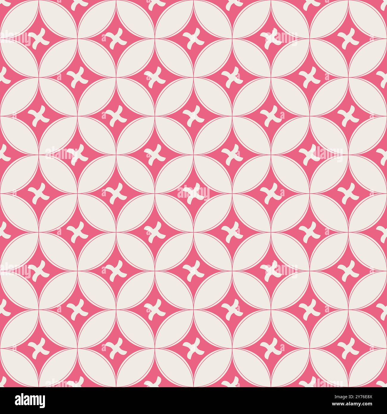 seamless pattern polygon and star modified shape pastel shades color, illustrations vector Stock Vector