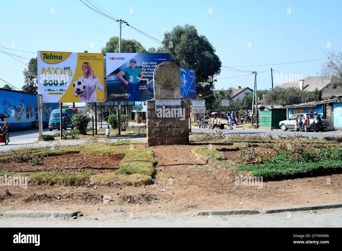 Antsirabe city. Vakinankaratra region, Madagascar. Stock Photo