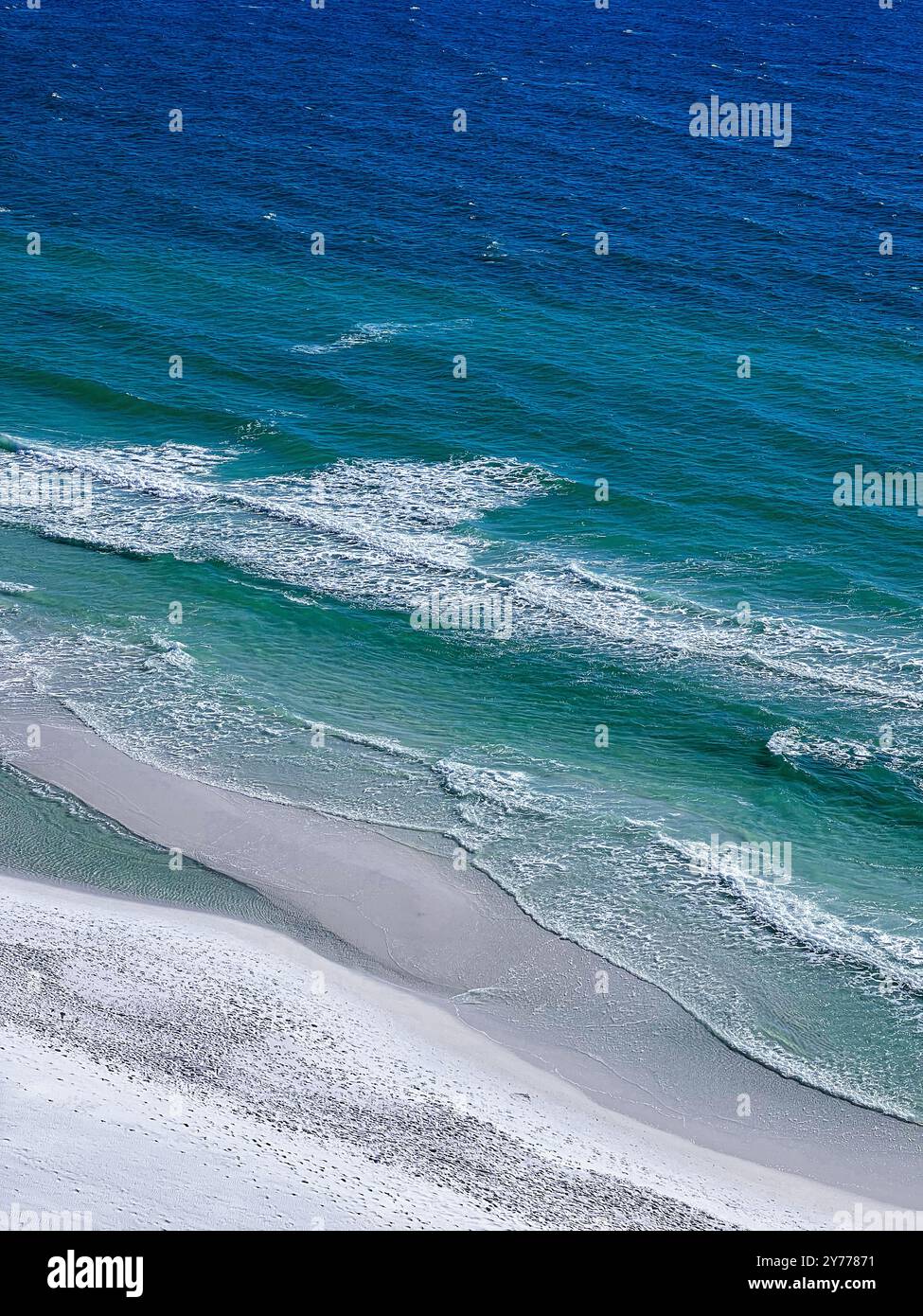 bright blue ocean water with many tones of blue; waves Stock Photo - Alamy