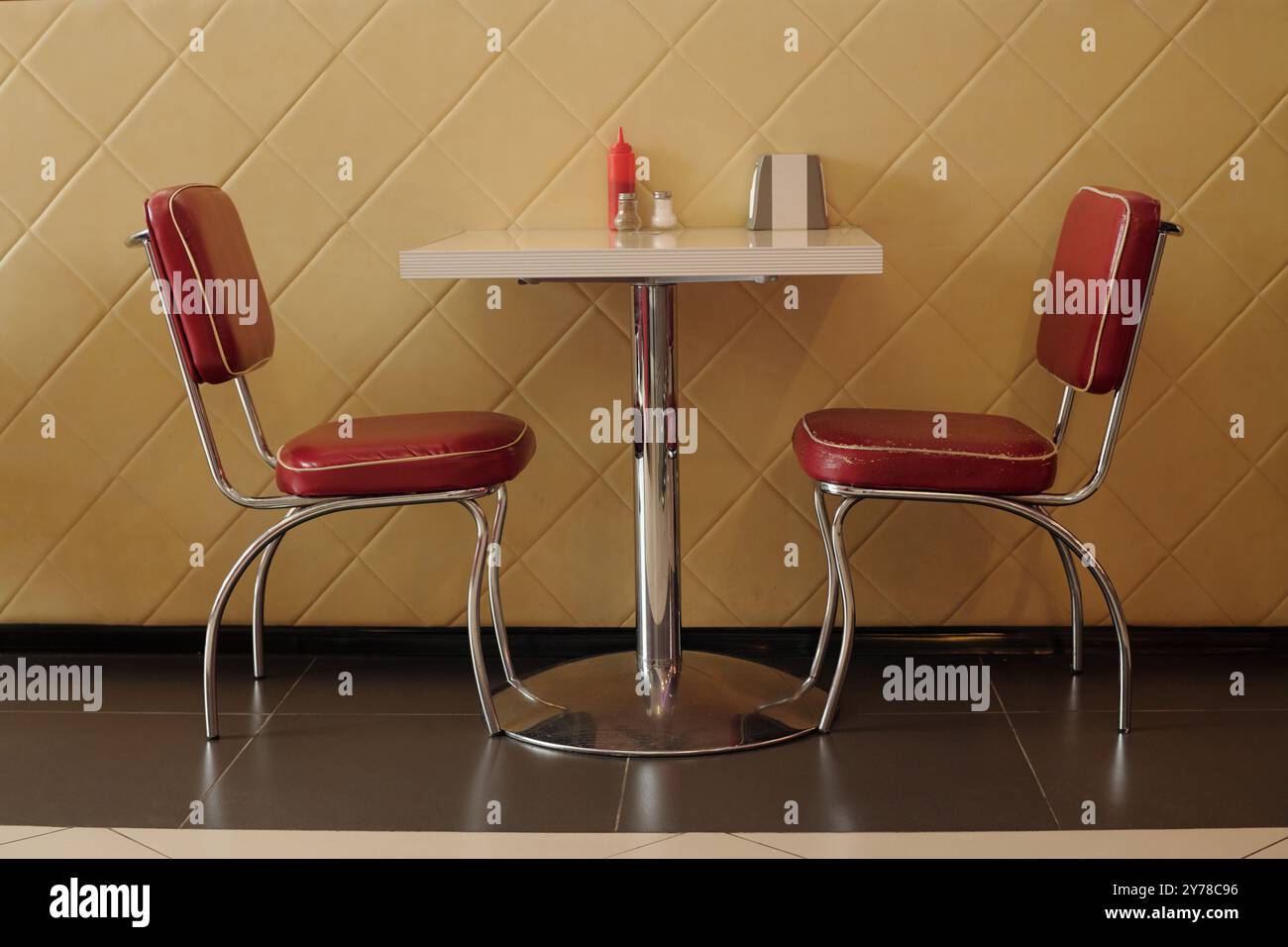Upholstered booth hi-res stock photography and images - Alamy