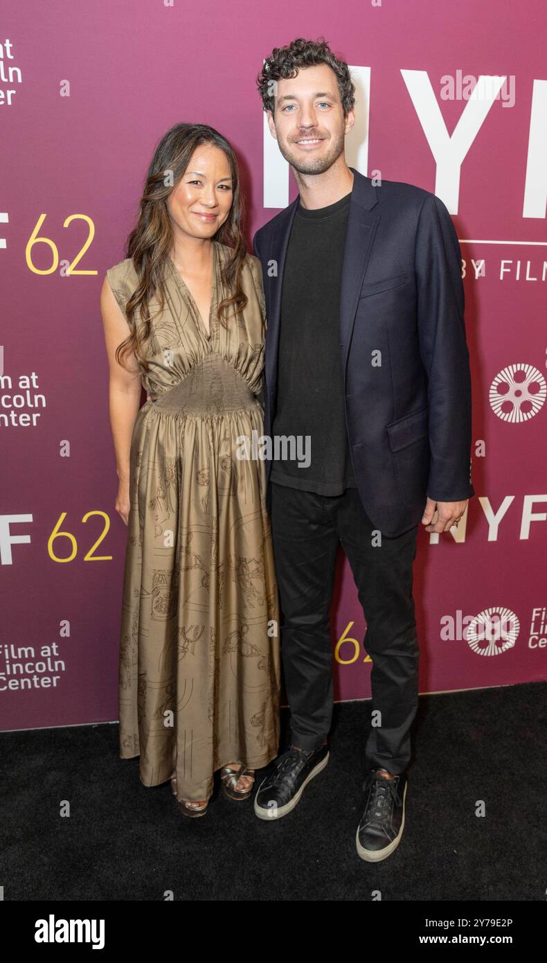 New York, New York, USA. 28th Sep, 2024. Samantha Quan and Alex Coco ...