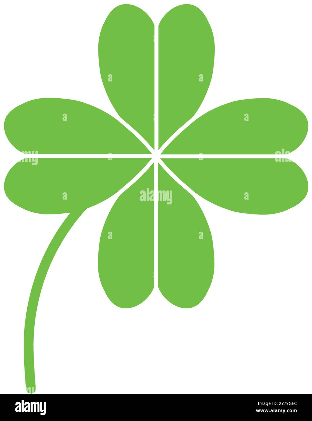 Clover leaf icon logo hi-res stock photography and images - Alamy