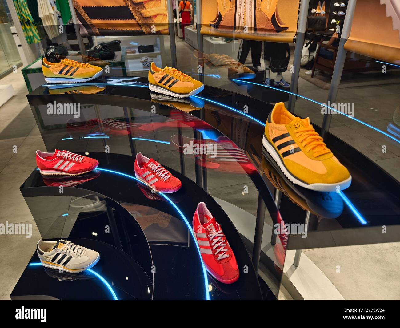 KUALA LUMPUR, MALAYSIA - AUGUST 28, 2024: Adidas brand retail shop in ...