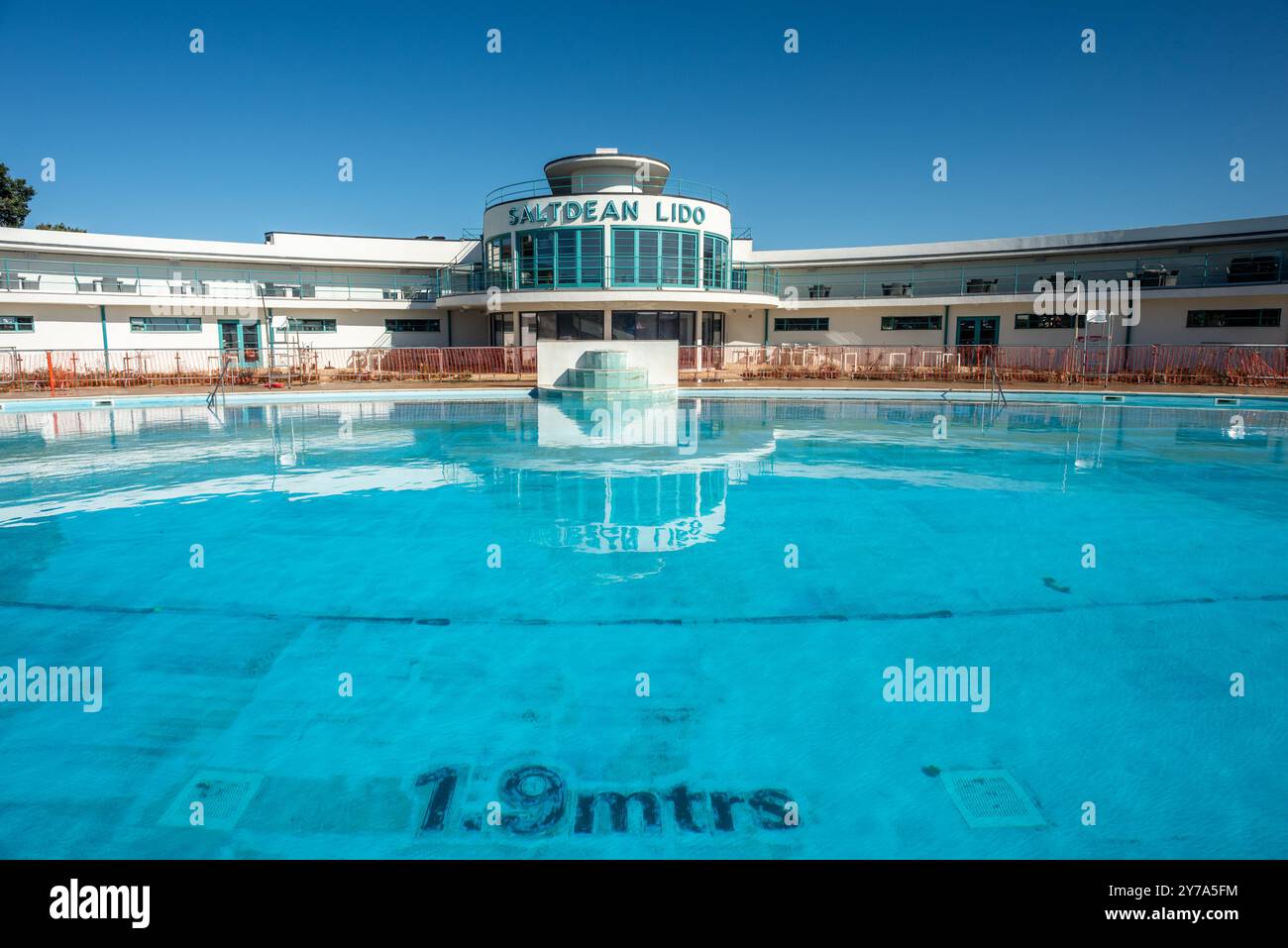 Saltdean, September 28th 2024 The newlyrefurbished Saltdean Lido