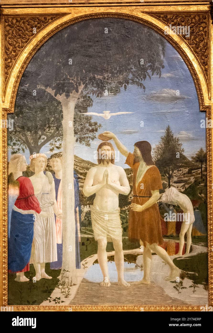Piero Della Francesca Painting The Baptism Of Christ In The Royal piero-della-francesca-painting-the-baptism-of-christ-in-the-royal