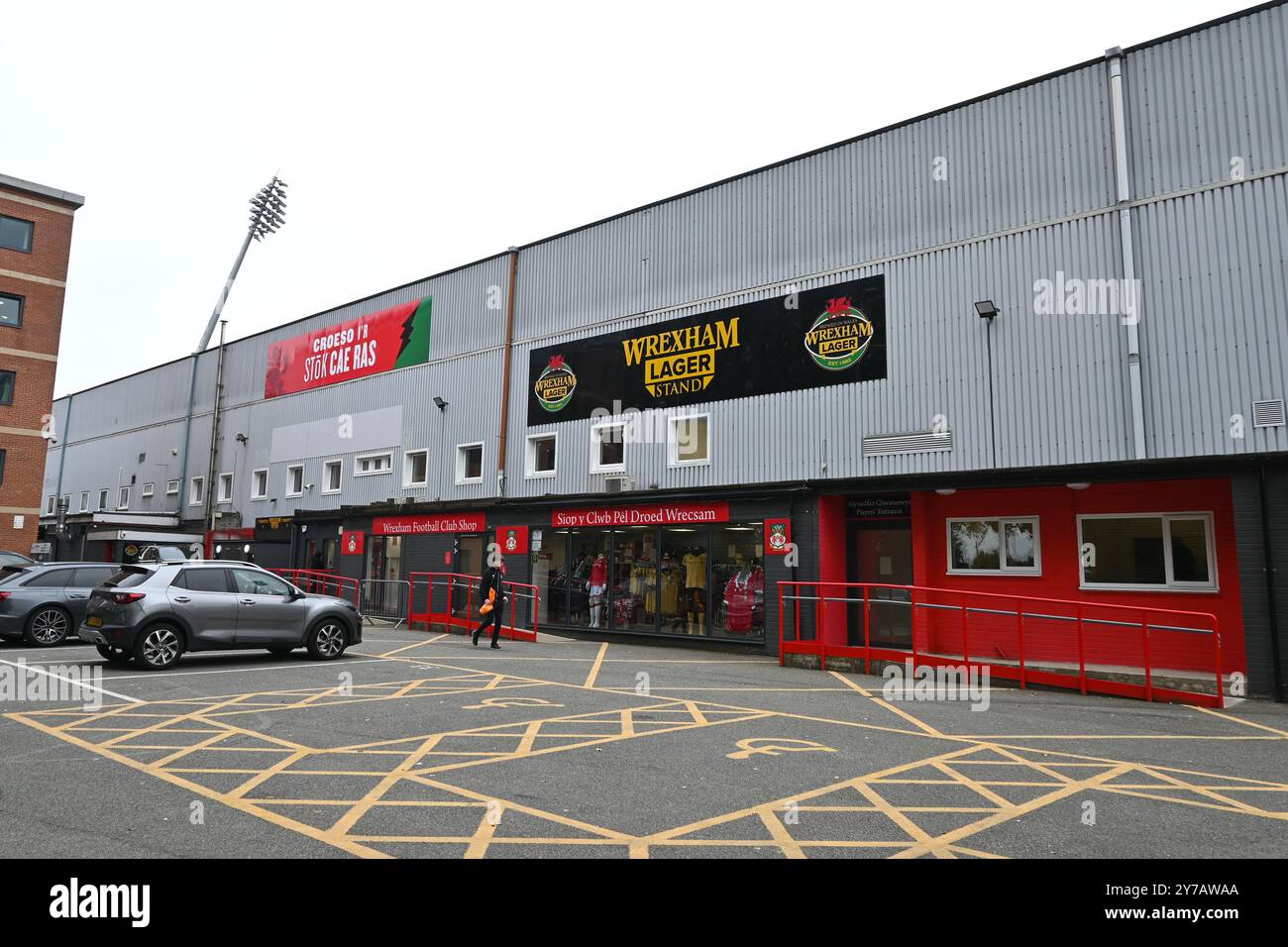 Wrexham afc stadium hi-res stock photography and images - Alamy