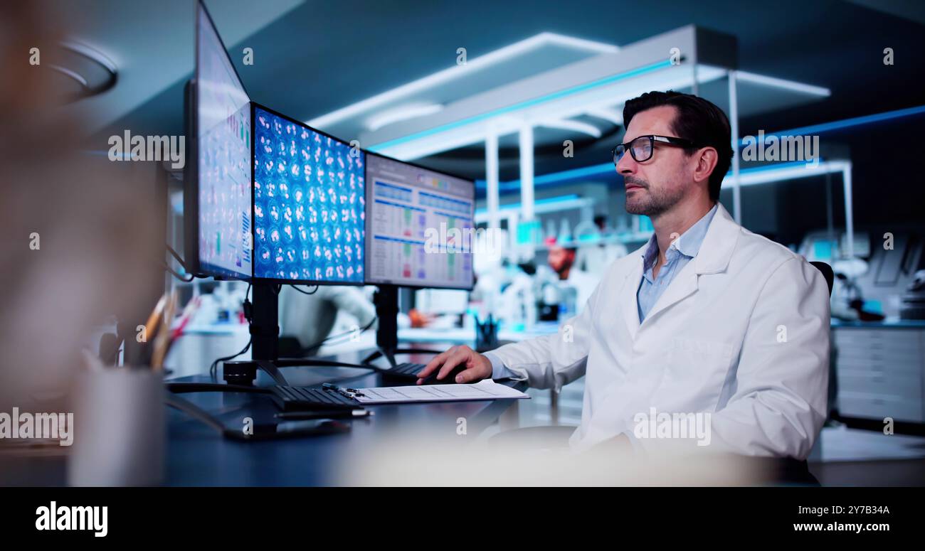 Male scientist using chemistry hi-res stock photography and images - Alamy