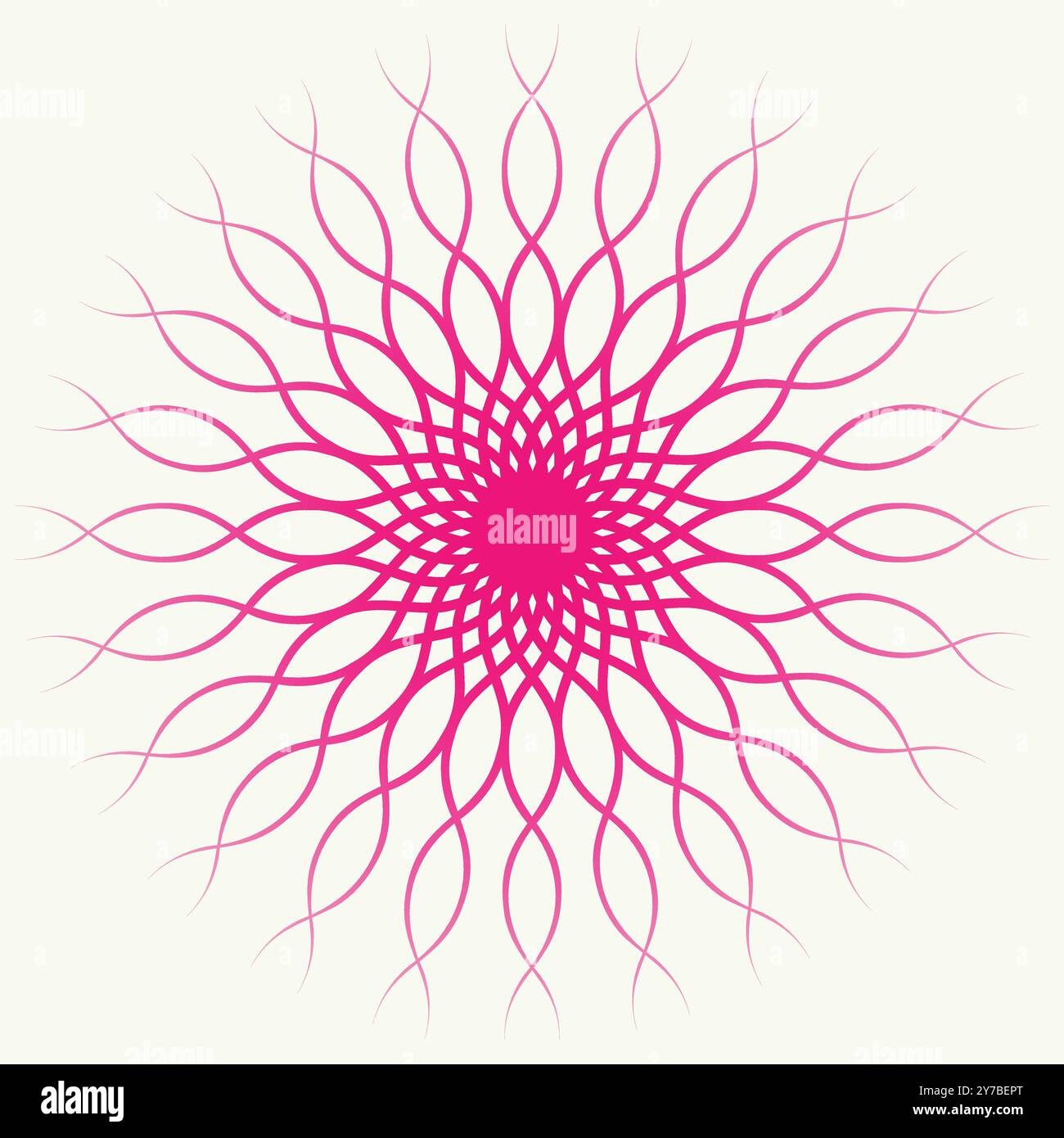 Mandala Floral ornament design Stock Vector