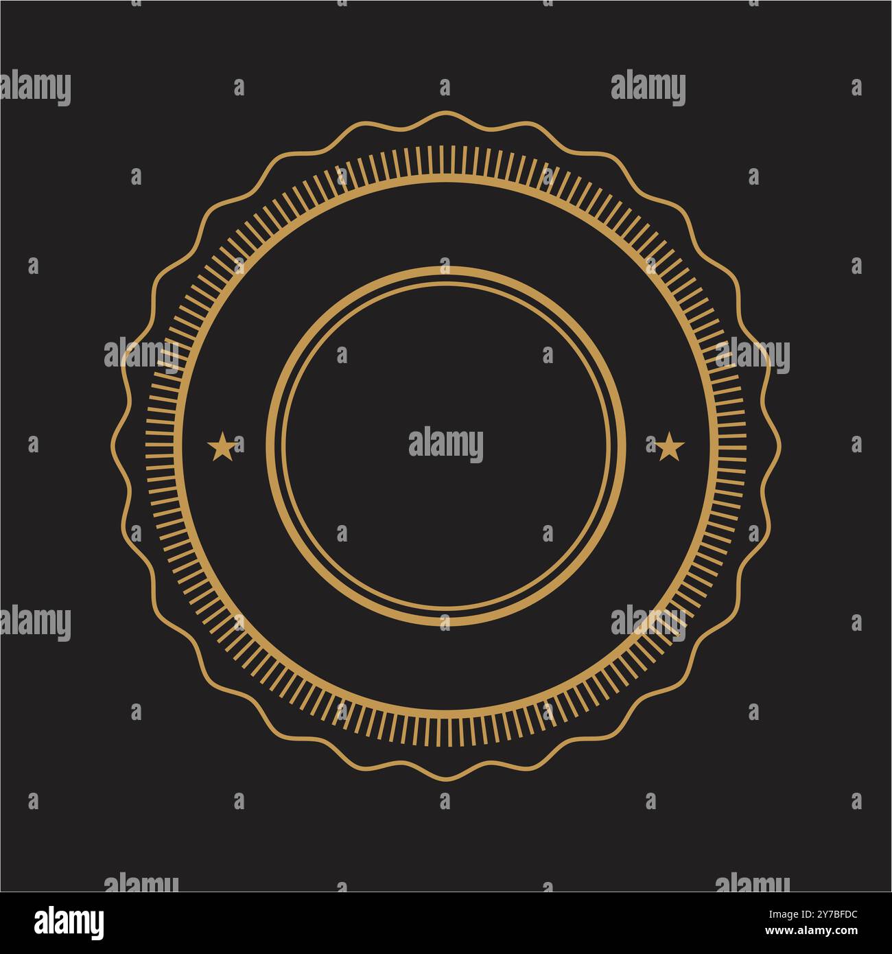 Blank vector vintage classic style badges Stock Vector Image & Art - Alamy