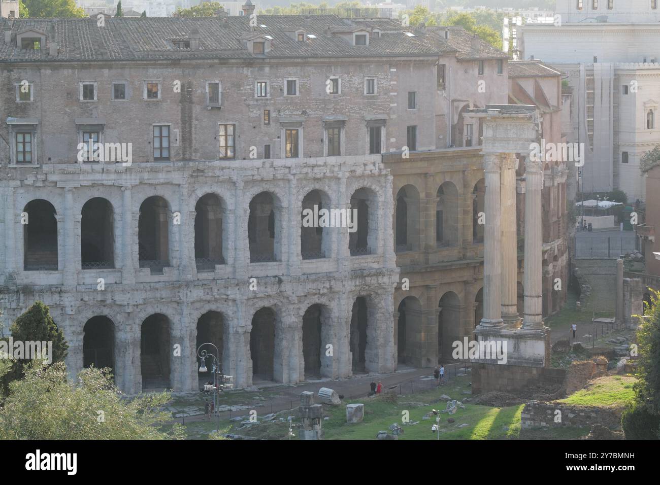 View of ancient, medieval, and renaissance architectural around the ...