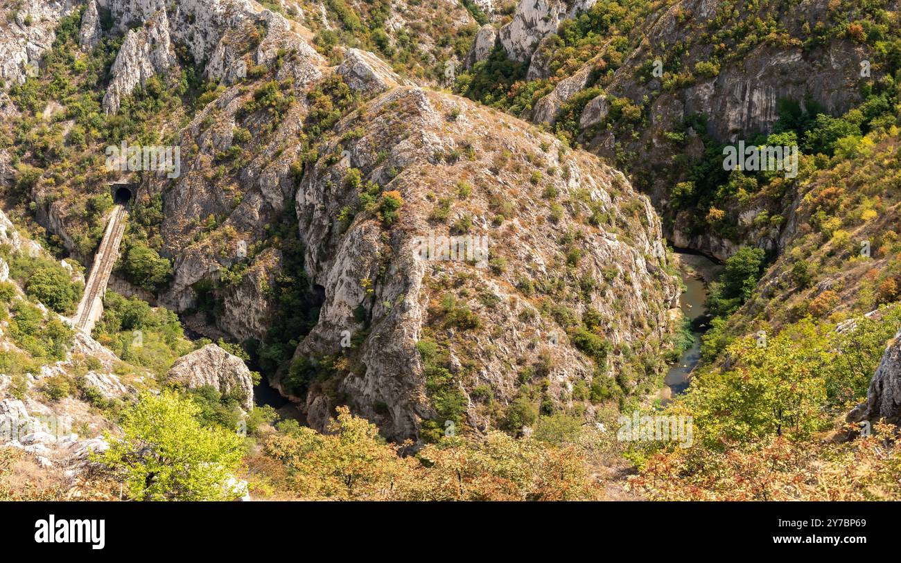 rgotski kamen, in north-east serbia made by Borska Reka river, with a ...
