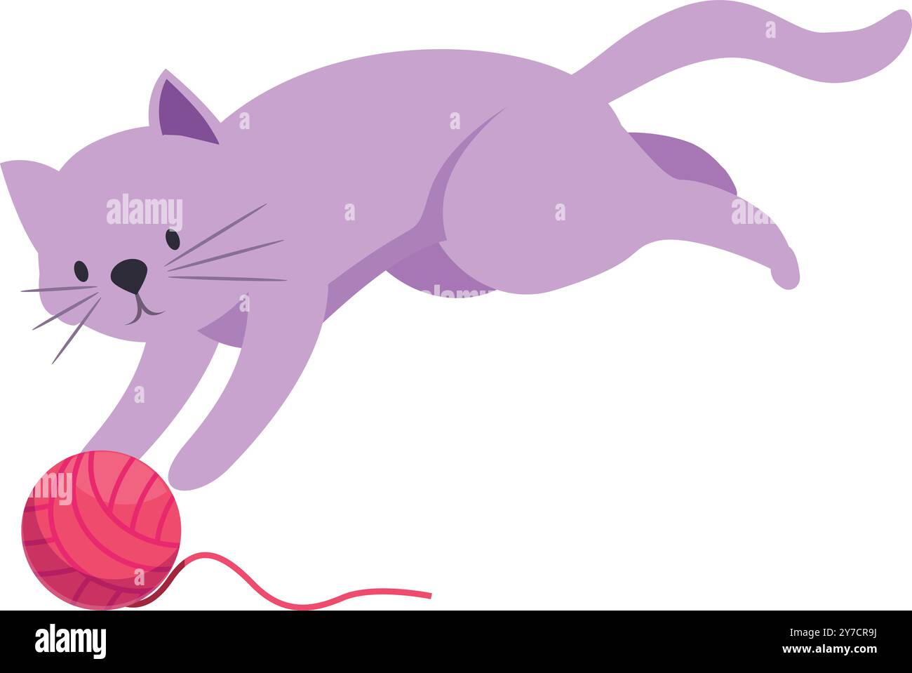 Lulu Caty jumping playfully
