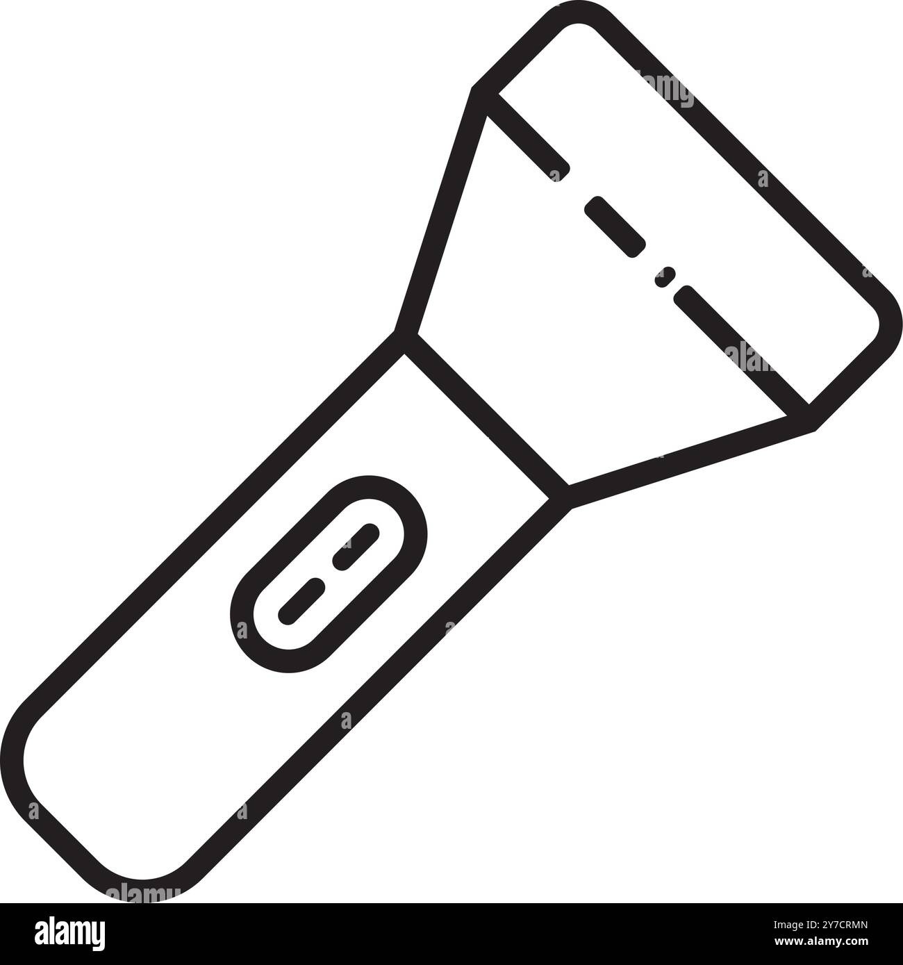 flashlight icon vector illustration logo design Stock Vector
